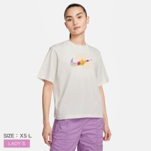 【ゆうパケット可】ナイキ 半袖Tシャツ レディース ウィメンズ NSW OC 3 ボクシー S/S Tシャツ ベージュ NIKE FB8192-133 ブランド シン