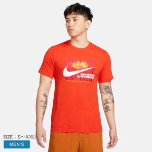 【ゆうパケット可】ナイキ 半袖Tシャツ メンズ Dri-FIT メンズ ワイルド ガード Tシャツ オレンジ NIKE FD0143-891 ウェア トップス カッ