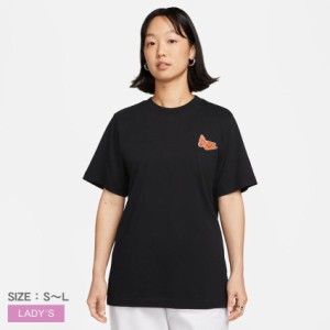 ナイキ 半袖Tシャツ レディース スポーツウェア ウィメンズ Tシャツ ブラック 黒 オレンジ NIKE FD2548 ウエア トップス ブランド カジュ