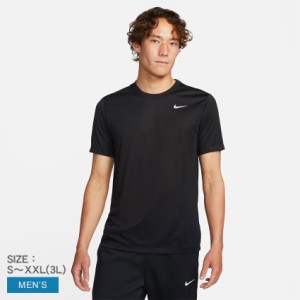 【ゆうパケット可】ナイキ 半袖Tシャツ メンズ Dri-FIT フィットネス Tシャツ ブラック 黒 NIKE DX0990 ウェア トップス カットソー クル