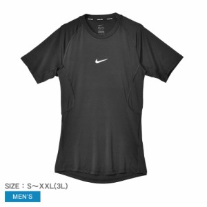 【ゆうパケット可】ナイキ 半袖Tシャツ メンズ プロ メンズ Dri-FIT タイト ショートスリーブ フィットネストップ ブラック 黒 NIKE FB79