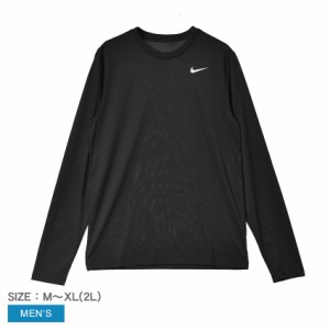 ナイキ 長袖Tシャツ メンズ Dri-FIT レジェンド ロングスリーブ フィットネストップ ブラック 黒 NIKE DX0994 ウェア トップス カットソ