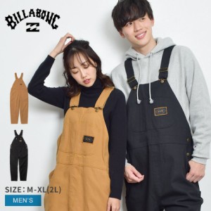 ビラボン ボトムス メンズ 【A/Div.】 ADIV WORK OVERALL ロングパンツ ブラック 黒 ブラウン BILLABONG BC012707 ロング丈 オーバーオー