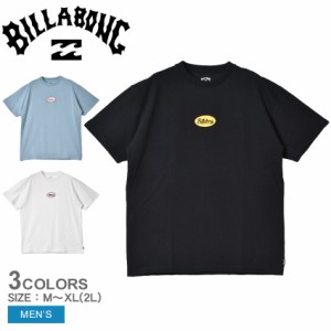 【ゆうパケット可】ビラボン 半袖Tシャツ メンズ OVAL TRIM Ｔシャツ ブラック 黒 ホワイト 白 ブルー 青 BILLABONG BD011213 半袖 Tシャ