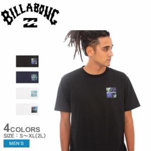 【ゆうパケット可】 ビラボン 半袖Tシャツ メンズ BACK SQUARE Ｔシャツ ブラック 黒 ホワイト 白 BILLABONG BD011202 トップス 半袖 Tシ