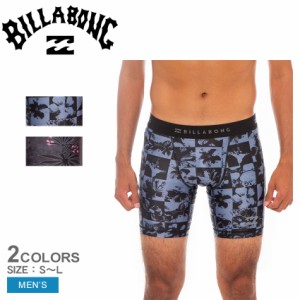 【ゆうパケット可】ビラボン アンダーショーツ メンズ AO PRINT UNDER インナー ネイビー 紺 グレー BILLABONG BD011491 パンツ アンダー