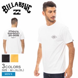 【ゆうパケット可】ビラボン 半袖Tシャツ メンズ コード Ｔシャツ ブラック 黒 イエロー 黄 ホワイト 白 BILLABONG BD011234 トップス 半