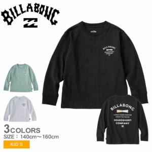 ビラボン 長袖Tシャツ キッズ ジュニア 子供 PEAK ロンＴ ブラック 黒 ホワイト 白 BILLABONG BD016051 トップス スエット ブランド スト