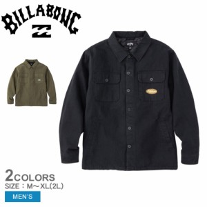 ビラボン ジャケット メンズ WORK SHIRTS JKT 長袖シャツ ブラック 黒 カーキ BILLABONG BD012108 ウエア トップス 長袖 ロゴ ワッペン 