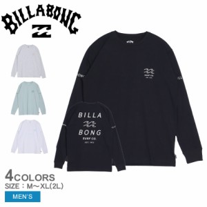 ビラボン ロングスリーブＴシャツ メンズ ONE TIME ロンT ブラック 黒 ホワイト 白 BILLABONG BE011051 ウエア トップス Tシャツ クルー