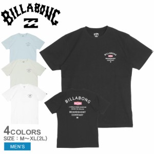 ビラボン 半袖Tシャツ メンズ PEAK ブラック 黒 ホワイト 白 BILLABONG BE011205 トップス 人気 おしゃれ ロゴ サーフ バックプリント カ