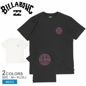 【ゆうパケット可】ビラボン 半袖Tシャツ メンズ BRACKET WAVE ブラック 黒 ベージュ BILLABONG BE011206 トップス 人気 おしゃれ ロゴ 