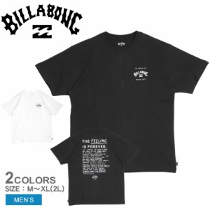 【ゆうパケット可】ビラボン 半袖Tシャツ メンズ FEELING IS FOREVER ブラック 黒 ホワイト 白 BILLABONG BE011210 トップス 人気 おしゃ