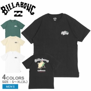 【ゆうパケット可】ビラボン メンズ CALI BEAR Ｔシャツ ブラック 黒 ホワイト 白 BILLABONG BE011223 トップス 人気 おしゃれ ロゴ サー