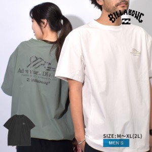 ビラボン ラッシュガード メンズ UTILITY TEE  ブラック 黒 ホワイト 白 BILLABONG BE011865 Tシャツ 半袖 トップス ウェア バックプリン