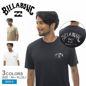 【ゆうパケット可】ビラボン ラッシュガード メンズ ラッシュティー ブラック 黒 ホワイト 白 BILLABONG BE011856 Tシャツ 半袖 トップス