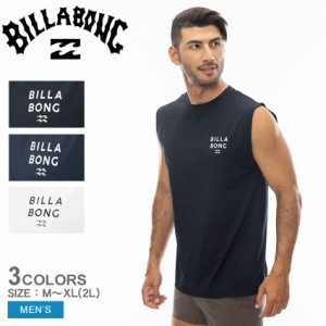 ビラボン ラッシュガード メンズ RASH MUSCLE ブラック 黒 ホワイト 白 BILLABONG BE011869 タンクトップ トップス ウェア プリント バッ