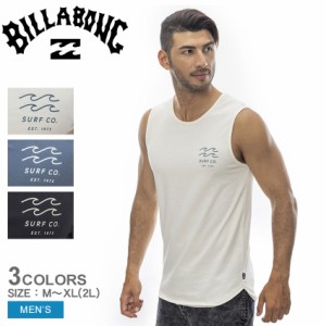 【ゆうパケット可】ビラボン タンクトップ メンズ ONE TIME ベージュ ブラック 黒 BILLABONG BE011350 ノースリーブ インナー トップス 