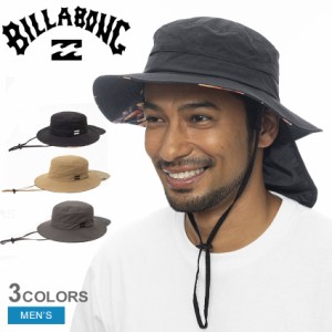 ビラボン バケットハット メンズ SUBMERSIBLE HAT ブラック 黒 グレー BILLABONG BE011970 帽子 ぼうし バケハ ロゴ 紫外線 紫外線対策 