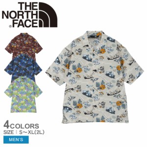 ザ ノースフェイス 半袖シャツ メンズ ショートスリーブアロハベントシャツ マルチ THE NORTH FACE NR22330 ノースフェース トップス ア