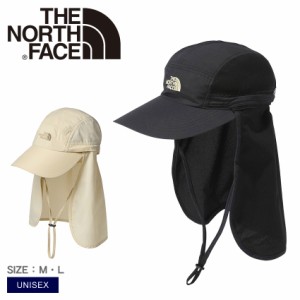 ザ ノースフェイス 帽子 ユニセックス サンシールドキャップ ブラック 黒 ベージュ THE NORTH FACE NN02308 キャップ メンズ レディース 