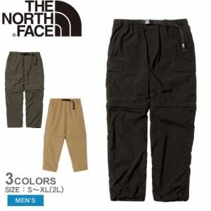 ザ ノースフェイス ボトムス メンズ ジップオフカーゴパンツ ブラック 黒 ベージュ カーキ THE NORTH FACE NB32331 ズボン ロングパンツ 