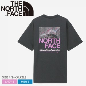 ザ ノースフェイス 半袖Tシャツ レディース メンズ ショートスリーブハーフスウィッチングロゴティー ブラック 黒 THE NORTH FACE NT3245