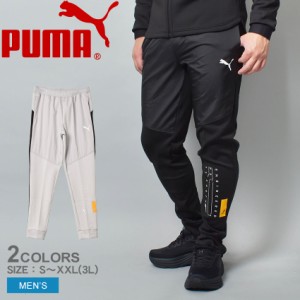 プーマ ロングパンツ メンズ トレーニング ストレングス トレイン ニット パンツ ブラック 黒 グレー PUMA 524286 ボトムス 長ズボン ロ