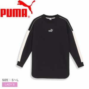 プーマ チュニック レディース CORE HERITAGE チュニック ブラック 黒 PUMA 677693 ウエア トップス  トレーナー スエット スウェット 長