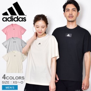 【ゆうパケット可】 アディダス 半袖Tシャツ メンズ エッセンシャルズ FEELVIVID ドロップショルダー Tシャツ ピンク ブラック 黒 グレー