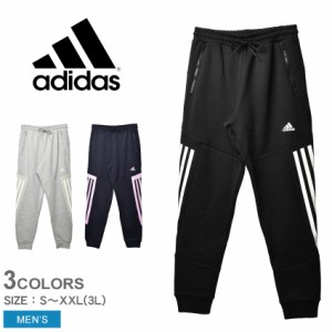 アディダス スポーツウェア メンズ フューチャーアイコン スリーストライプスパンツ ブラック 黒 グレー ネイビー ADIDAS CS158 ウエア 