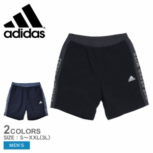 アディダス ハーフパンツ メンズ ワーディング ルーズフィット ウーブン ショーツ ブラック 黒 ネイビー 紺 ADIDAS JSY29 パンツ 半ズボ