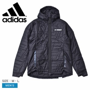 アディダス アウター メンズ テレックス マイシェルター PRIMA フード付き パデッドジャケット ブラック 黒 ADIDAS AW051 中綿ジャケット