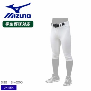 ミズノ パンツ ユニセックス KYO SHINユニフォームパンツ ショートフィットタイプ ランバードマークワッペンなし ホワイト 白 MIZUNO 12J