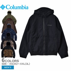 コロンビア アウター メンズ ロマビスタフーディー ブラック 黒 ベージュ カーキ COLUMBIA XM4292 ジャケット ブルゾン フリース裏地 ア