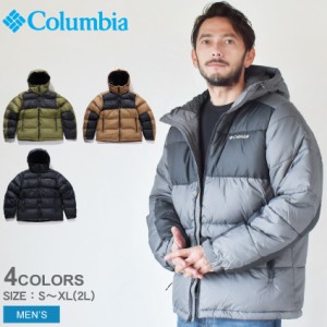 コロンビア アウター メンズ パイクレイク2フーデッドジャケット ブラック 黒 グレー COLUMBIA WE0326 ジャケット 中綿ジャケット 中綿 