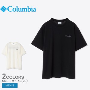 コロンビア 半袖Tシャツ メンズ サンシャインクリークグラフィックSST ブラック 黒 ホワイト 白 COLUMBIA PM2762 ウェア ロゴ 半袖 無地 