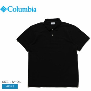 コロンビア ポロシャツ メンズ ポストヘイツポロ ブラック 黒 COLUMBIA PM0694 ウェア ポロ カットソー 襟付き 衿付き トップス 半袖 カ