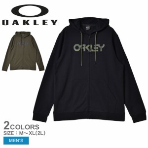 オークリー パーカー メンズ TEDDY FULL ZIP HODDIE ブラック 黒 カーキ OAKLEY FOA403057 ウエア トップス ジップアップパーカー 羽織り