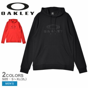 オークリー パーカー メンズ WOVEN BARK PO HOODIE ブラック 黒 レッド 赤 OAKLEY FOA403679 ウエア トップス プルオーバー フード フー