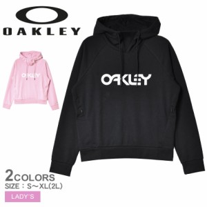 オークリー パーカー レディース WOMENS 2.0 FLEECE HOODY ブラック 黒 ピンク OAKLEY FOA500200 ウエア トップス プルオーバー フード 