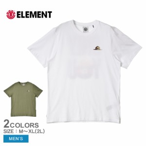 【ゆうパケット可】エレメント 半袖Tシャツ メンズ SBXE STETSON SS Ｔシャツ カーキ ホワイト 白 ELEMENT BD021208 カットソー クルーネ