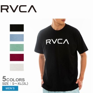 【ゆうパケット可】 ルーカ 半袖Tシャツ メンズ BIG RVCA SS Ｔシャツ ブラック 黒 ホワイト 白 RVCA BD041222 トップス ウェア ウエア 