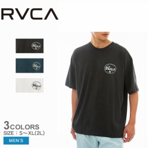 【ゆうパケット可】 ルーカ 半袖Tシャツ メンズ PILS SS Ｔシャツ ブラック 黒 ホワイト 白 RVCA BD041226 トップス ウェア ウエア クル