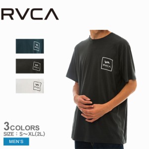 【ゆうパケット可】 ルーカ 半袖Tシャツ メンズ VA ALL THE WAY SS Ｔシャツ ホワイト 白 ブルー RVCA BD041228 トップス ウェア ウエア 