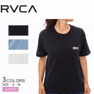 【ゆうパケット可】 ルーカ 半袖Tシャツ レディース CELL PALM TEE Ｔシャツ ブラック 黒 ホワイト 白 RVCA BD043218 トップス カジュア