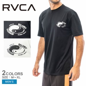 【ゆうパケット可】ルーカ Tシャツ メンズ BALANCE INSTITUTE Ｔシャツ ブラック 黒 ホワイト 白 RVCA BD041261 サーフィン サーファー 