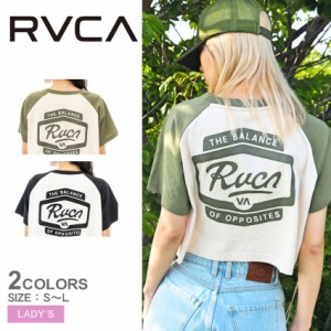 ルーカ 半袖Tシャツ レディース DECCA RAGLAN TEE ベージュ ホワイト 白 RVCA BD043243 ラグラン トップス カジュアル クルーネック ウエ