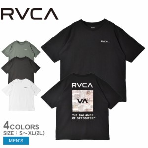 ルーカ 半袖Tシャツ メンズ THRASHED BOX RVCA TEE ブラック 黒 ホワイト 白 RVCA BE041224 トップス tシャツ 半袖 バックプリント プリ