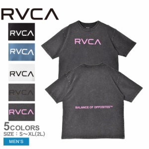 【ゆうパケット可】ルーカ 半袖Tシャツ メンズ BIG RVCA TEE ブラック 黒 ホワイト 白 RVCA BE041226 トップス バックプリント ストリー